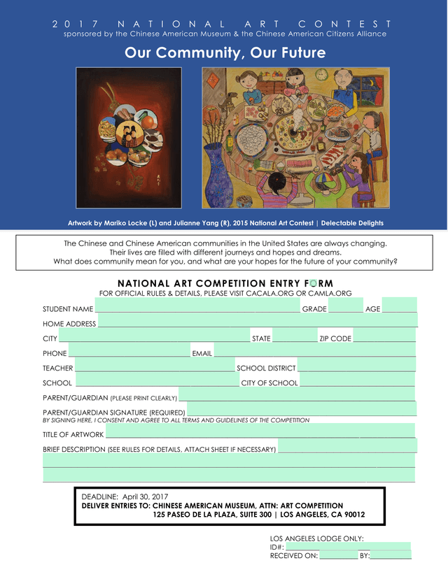 2017 National Art Contest screenshot