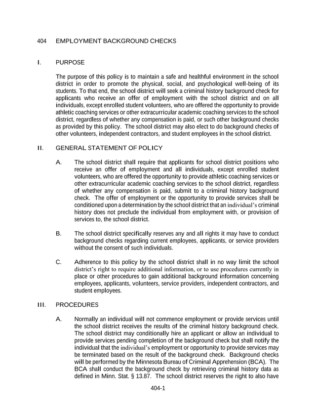 404 1 Employment Background Checks screenshot