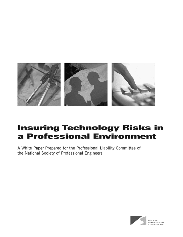 Insuring Technology Risks In A Professional Environment screenshot