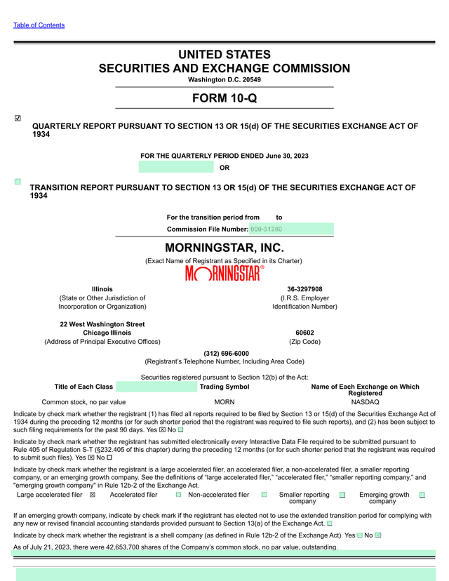 Form 10 Q screenshot