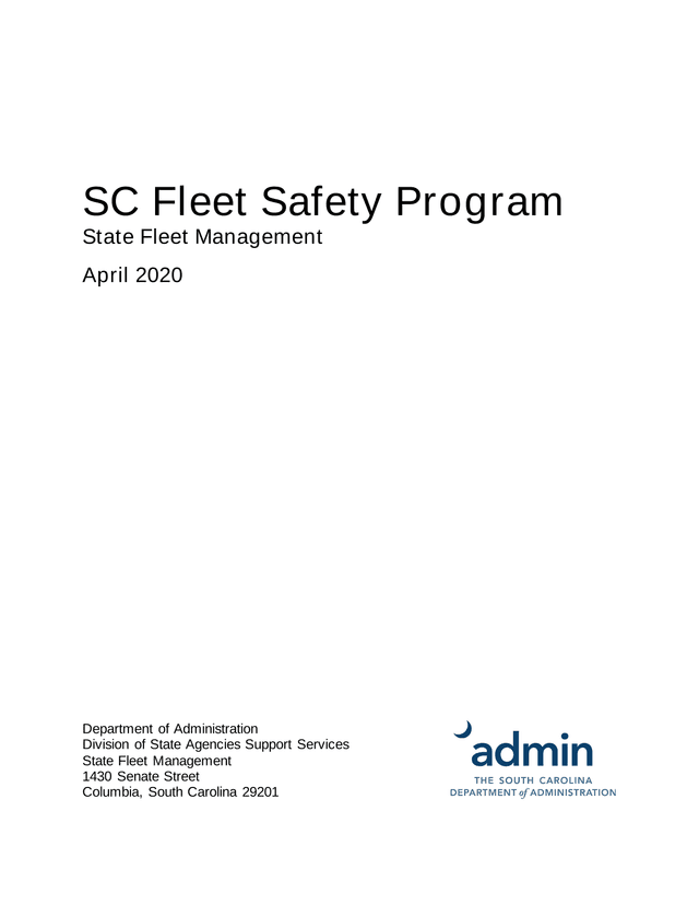 SC Fleet Safety Program screenshot