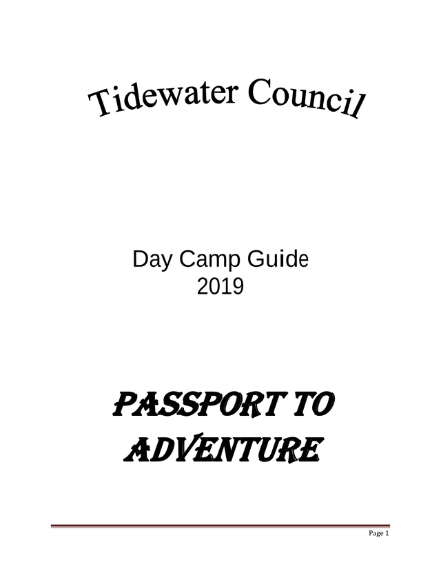 Day Camp Guide 2019 screenshot