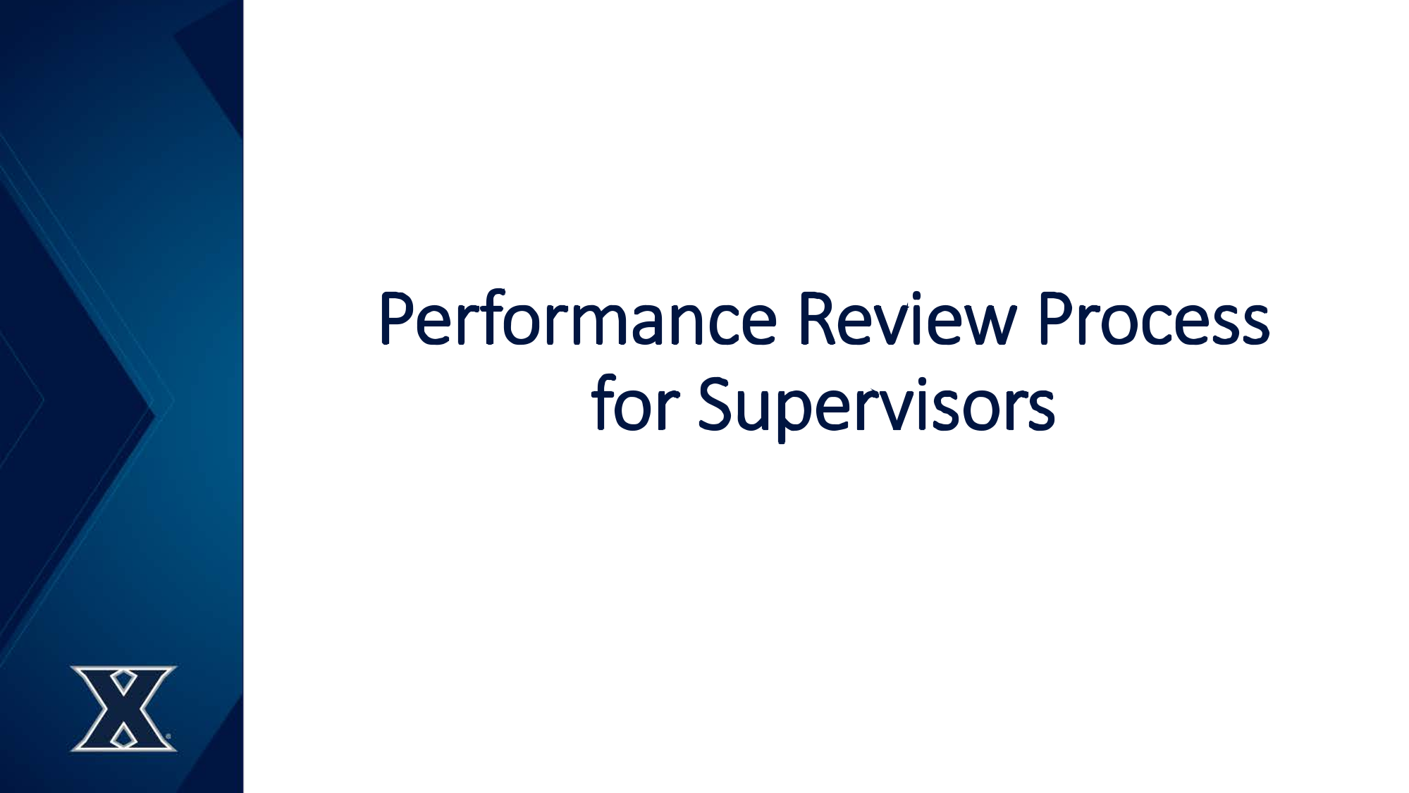 Performance Review Process For Supervisors screenshot