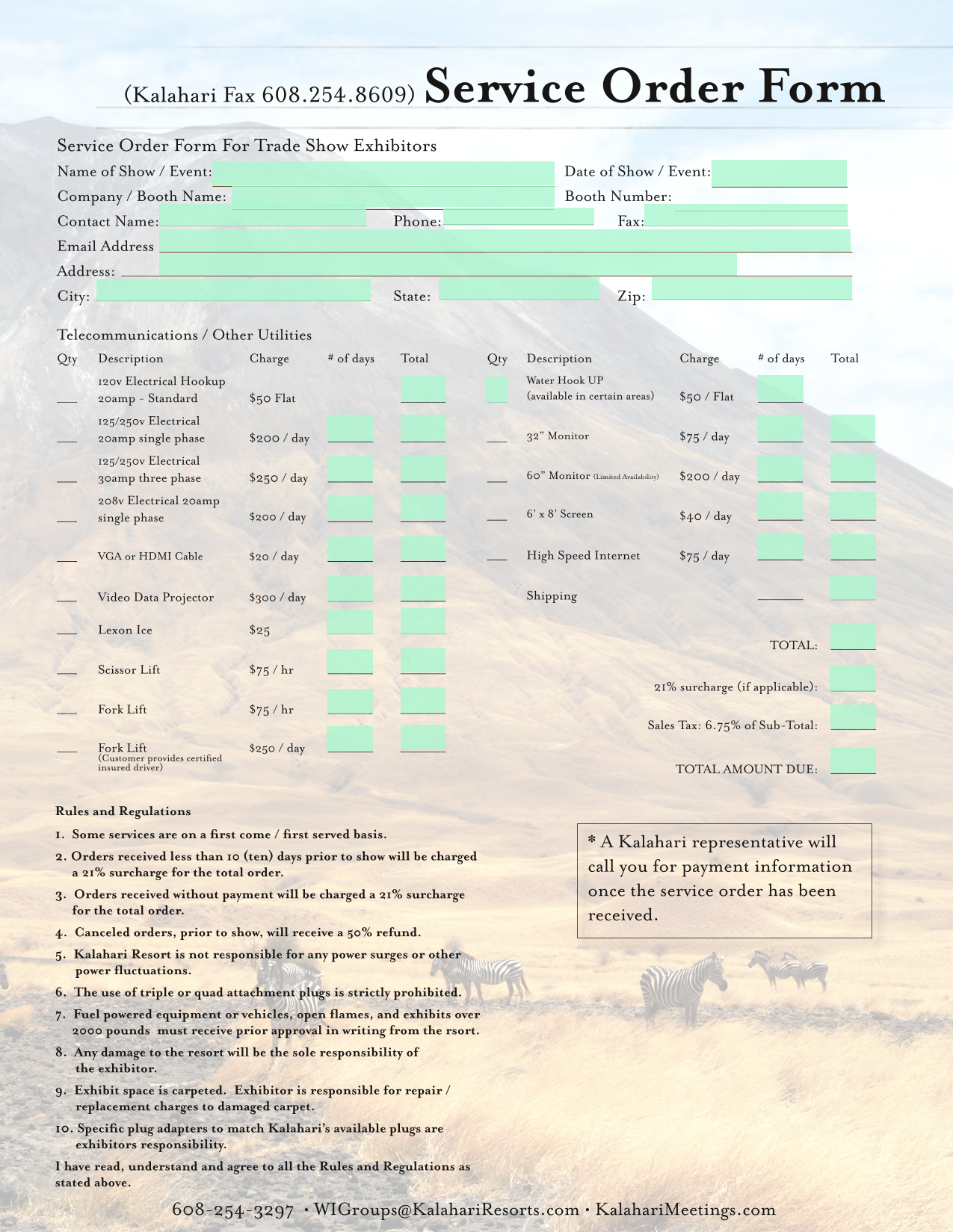 Rules And Regulations screenshot