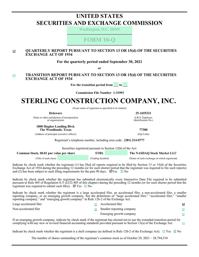 FORM 10 Q screenshot