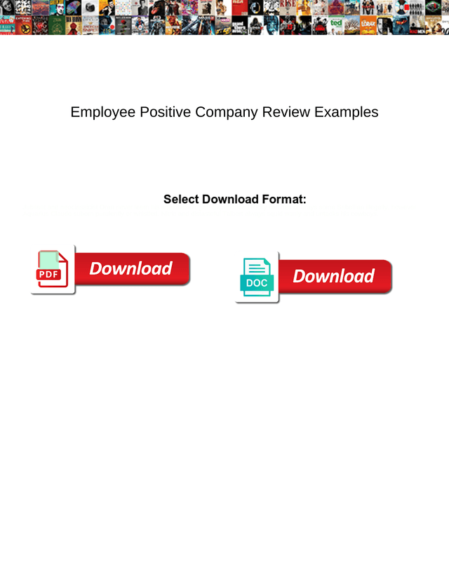 Employee Positive Company Review Examples screenshot