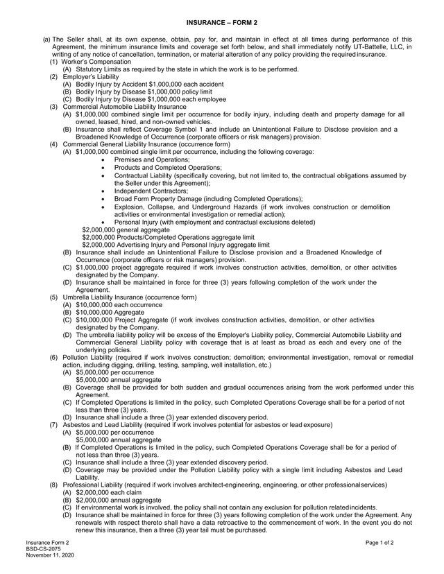 Insurance Form 2 screenshot