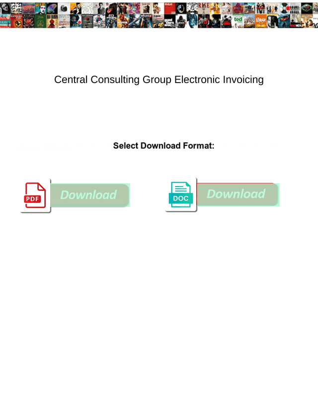 Central Consulting Group Electronic Invoicing screenshot