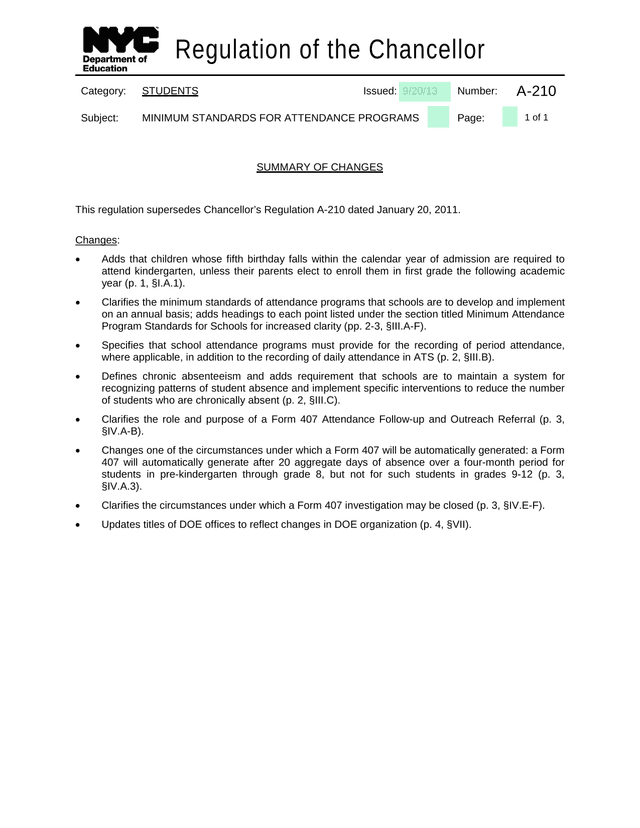 Regulation Of The Chancellor A 210 screenshot