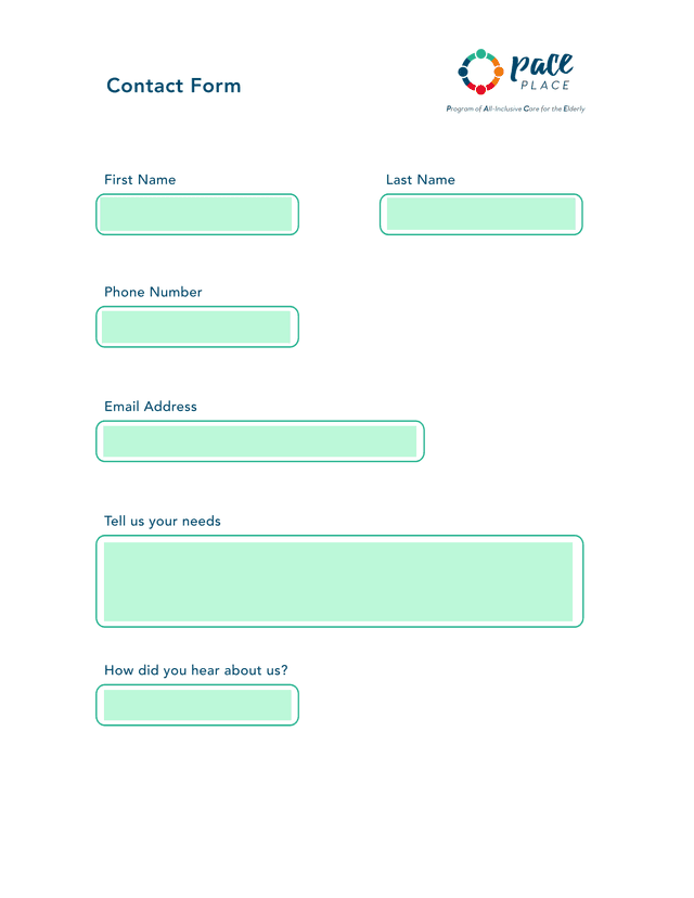 Contact Form screenshot