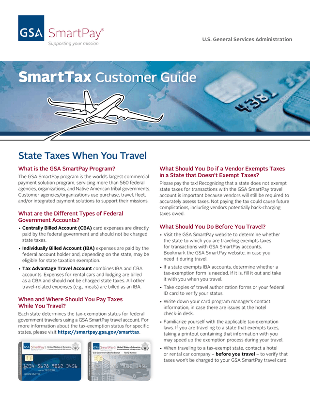 SmartTax Customer Guide State Taxes When You Travel screenshot