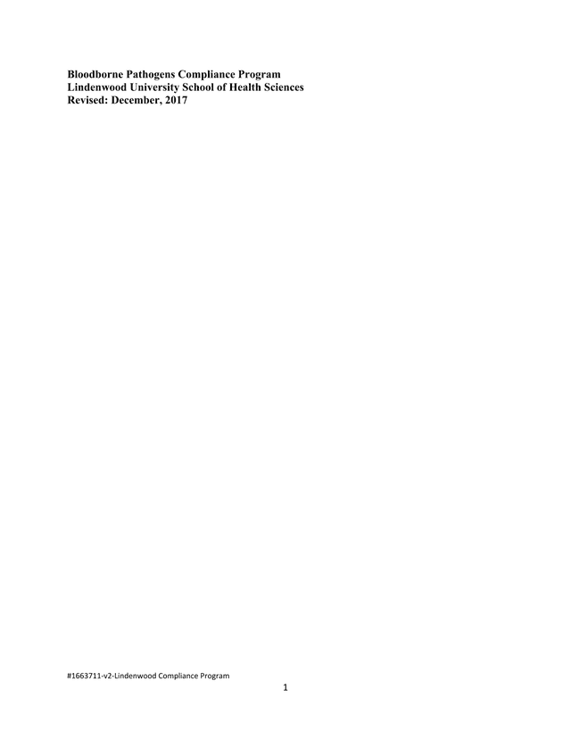 1663711v2Lindenwood Compliance Program screenshot