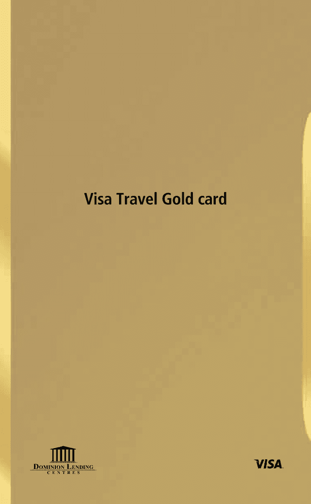 Visa Travel Gold Card Benefits Guide screenshot