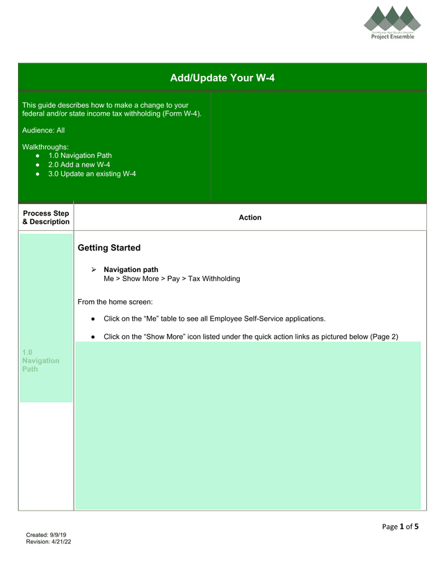 AddUpdate Your W 4 screenshot