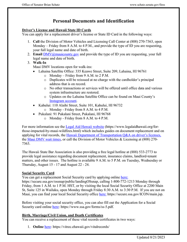 Personal Documents And Identification screenshot