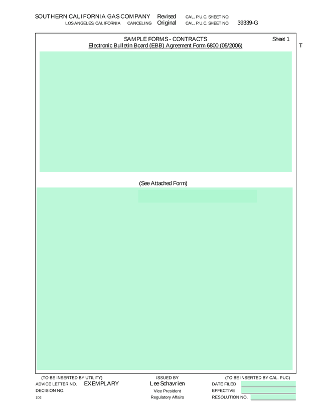 Electronic Bulletin Board (EBB) Agreement Form 6800 screenshot