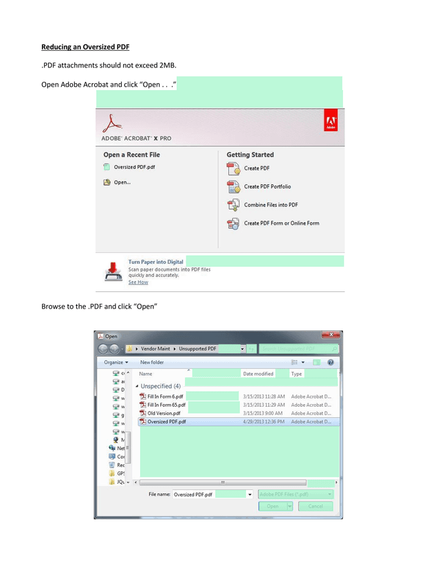 Reducing An Oversized PDF screenshot