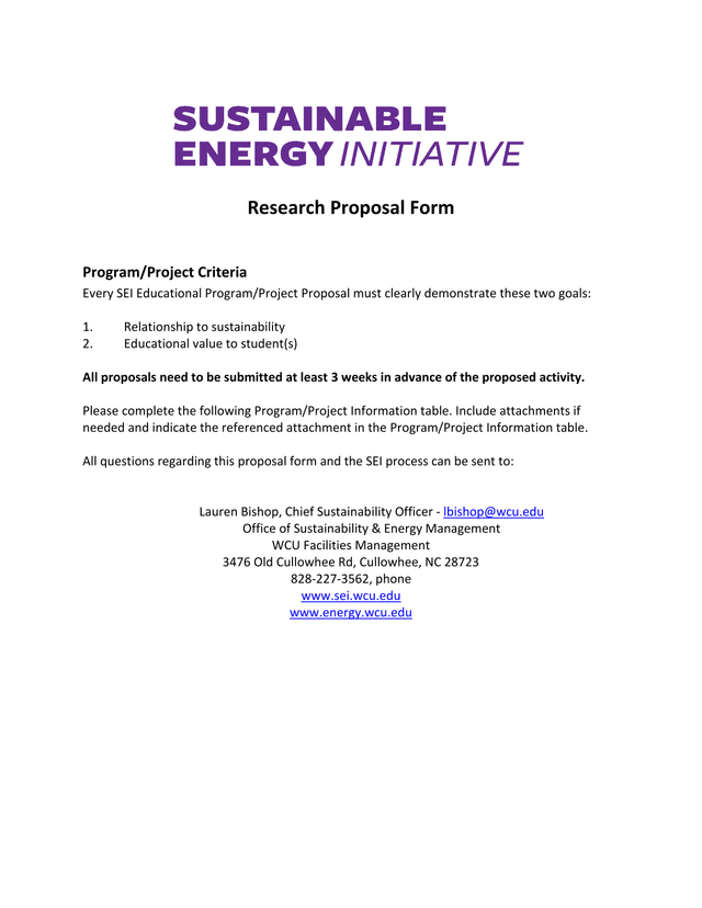 SEI Educational ProgramProject Proposal screenshot