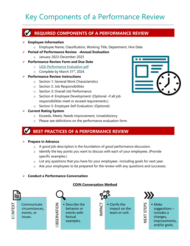 Best Practices Of A Performance Review screenshot