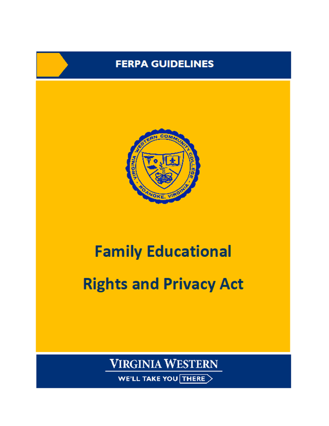 FERPA Documentation screenshot