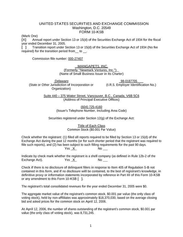 Form 10 KSB screenshot