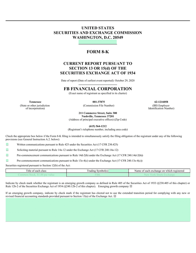 FORM 8 K screenshot