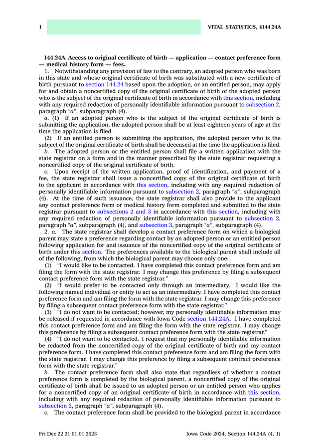 Access To Original Certificate Of Birth  Application  Contact Preference Form  Medical History Form  screenshot
