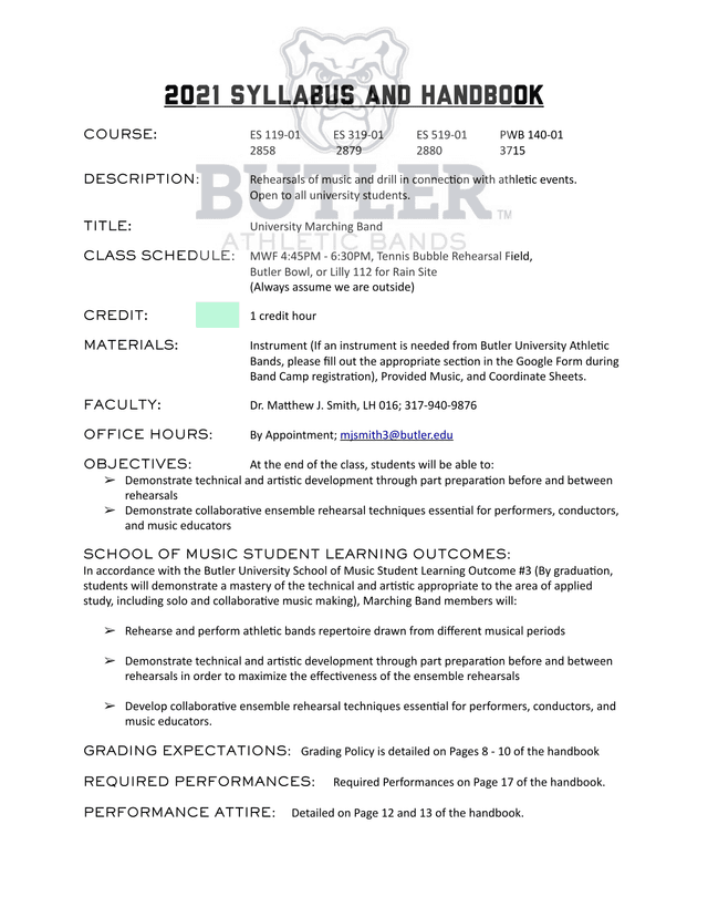 2021 Syllabus And Handbook screenshot