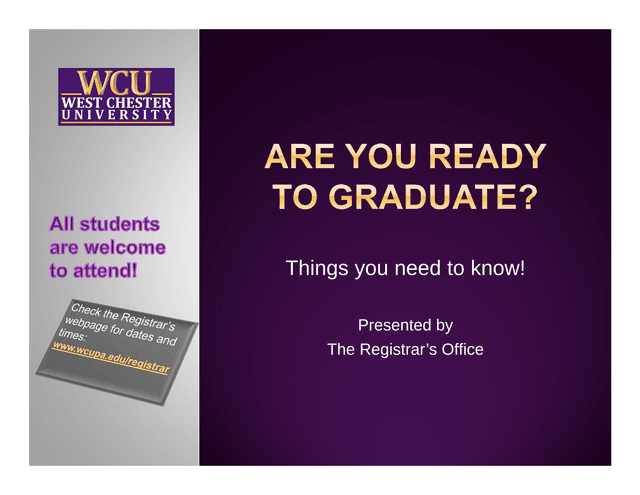 Graduation Application Guide screenshot
