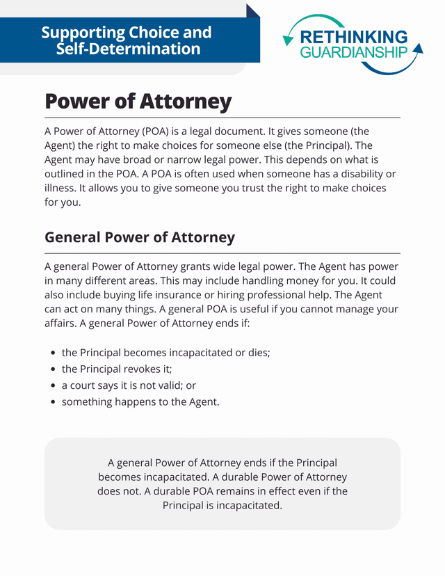 Power Of Attorney screenshot
