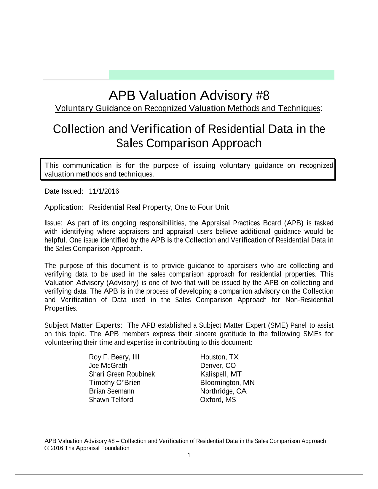 APB Valuation Advisory 8 screenshot