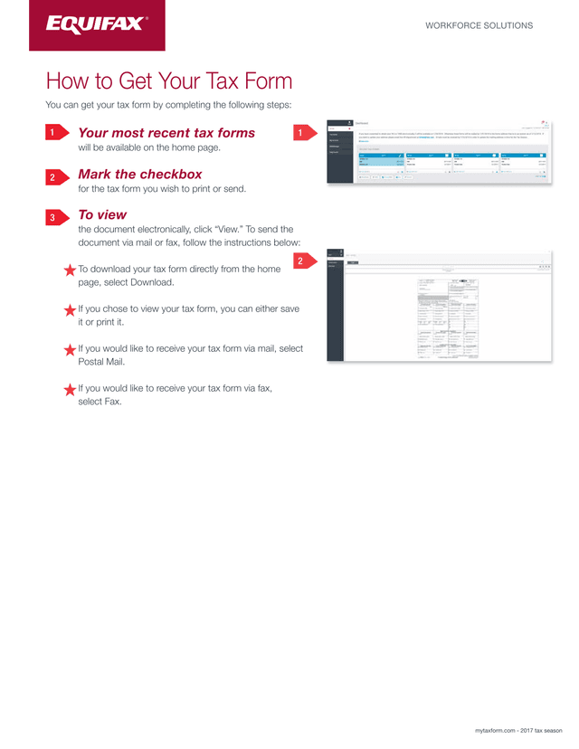 How To Get Your Tax Form screenshot