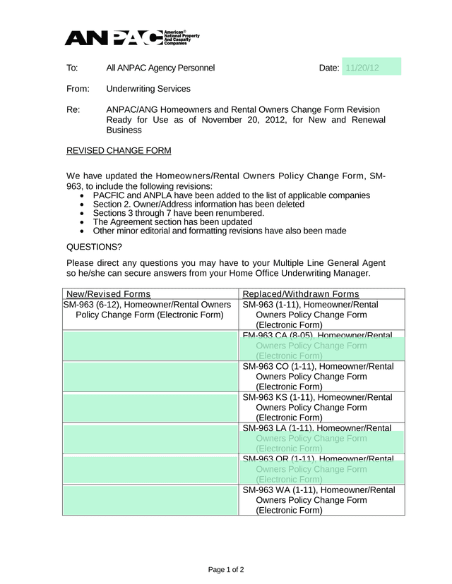 ANPACANG Homeowners And Rental Owners Change Form Revision screenshot