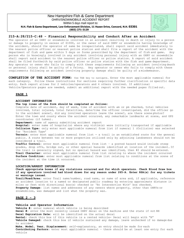 215 A28215 C48   Financial Responsibility And Conduct After An Accident screenshot