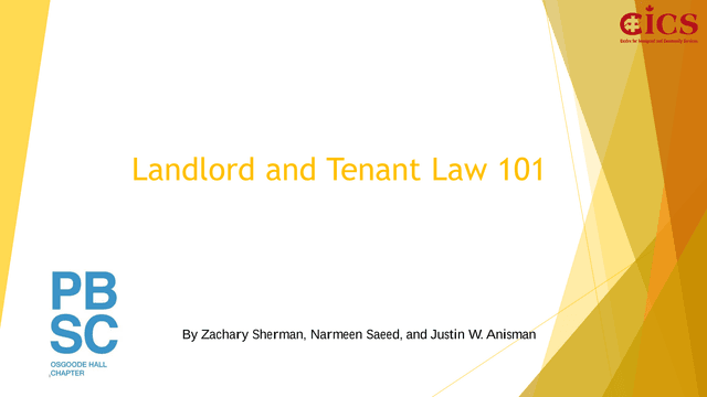 Landlord And Tenant Law 101 screenshot