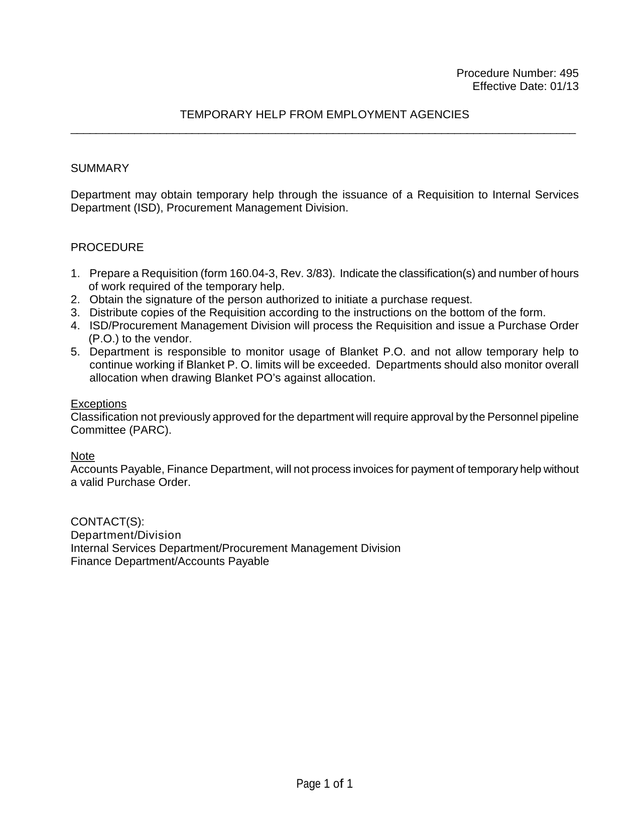 Temporary Help From Employment Agencies screenshot