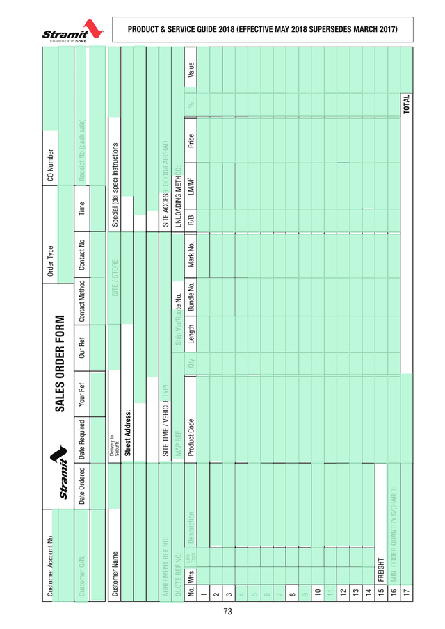 PRODUCT  SERVICE GUIDE 2018 screenshot