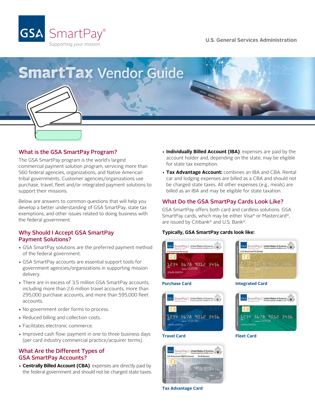 SmartTax Vendor Guide screenshot