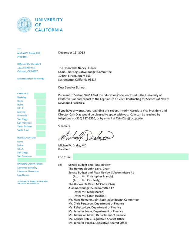 2023 Contracting For Services At Newly Developed Facilities screenshot