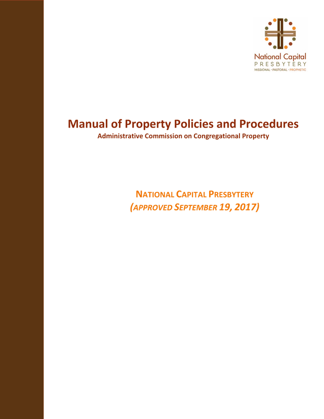 Manual Of Property Policies And Procedures screenshot