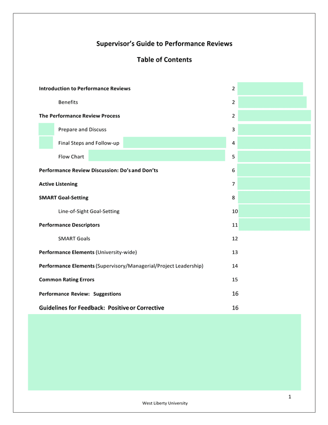 SupervisorS Guide To Performance Reviews screenshot