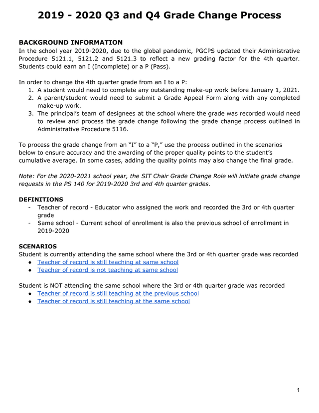 2019   2020 Q3 And Q4 Grade Change Process screenshot