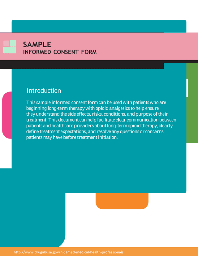 Sample Informed Consent Form screenshot