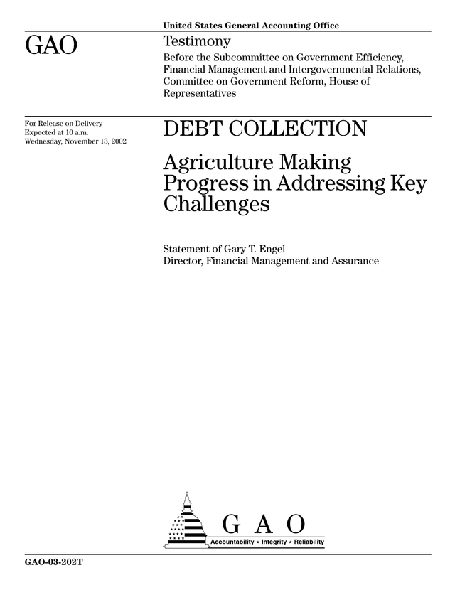 Debt Collection Agriculture Making Progress In Addressing Key Challenges screenshot
