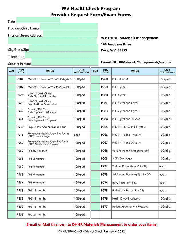 Medical History Forms And Health Screening Catalog screenshot