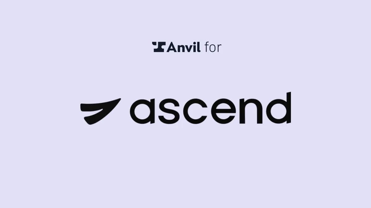 How Ascend automated premium financing agreements with Anvil's PDF Filling API