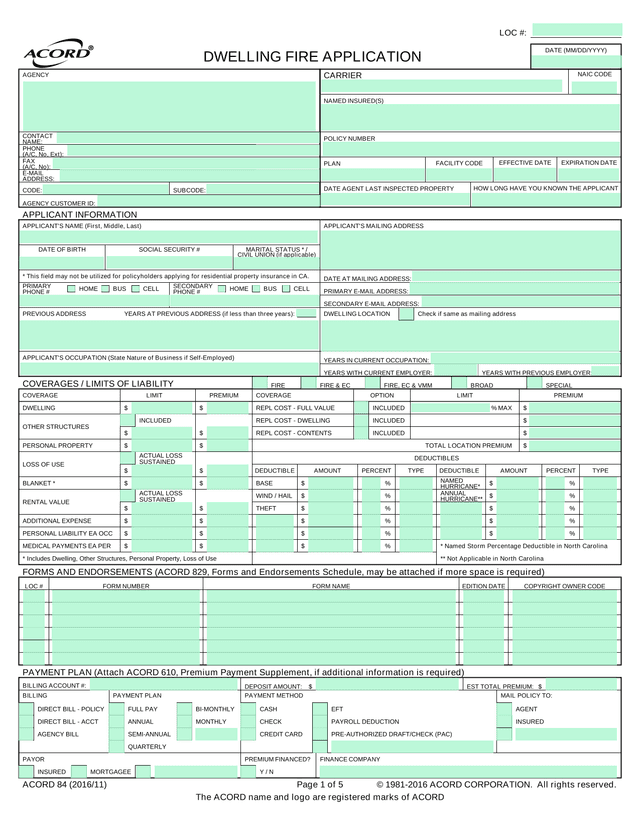 Acord 140 screenshot